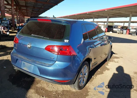 2015 Volkswagen Golf Tdi S 4-Door z USA, uszkodzony, nr VIN 3VW2A7AUXFM015561